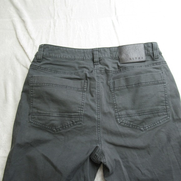 SITKA Pants Mens 31x31 Black Zip Fly Straight Casual Three Season Hiking Travel - Picture 11 of 15